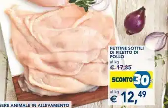 Esselunga FETTINE SOTTILI DI FILETTO DI POLLO offerta