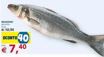 Esselunga BRANZINO già pulito offerta