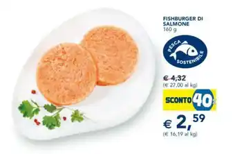 Esselunga FISHBURGER DI SALMONE 160 g offerta
