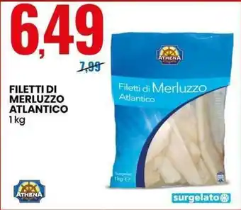 Eurospin FILETTI DI MERLUZZO ATLANTICO 1 kg offerta
