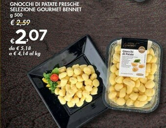 Bennet Gnocchi Di Patate Fresche Selezione Gourmet Bennet offerta