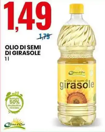 Eurospin OLIO DI SEMI DI GIRASOLE 1 l offerta