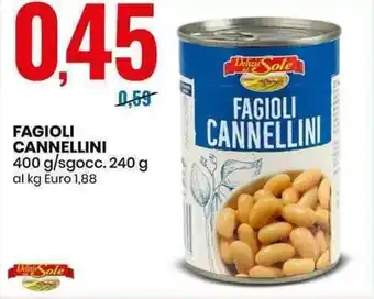 FAGIOLI CANNELLINI 400 g/sgocc. 240 g