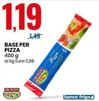 Eurospin BASE PER PIZZA 400 g offerta