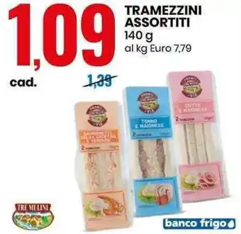 Eurospin TRAMEZZINI ASSORTITI 140 g offerta