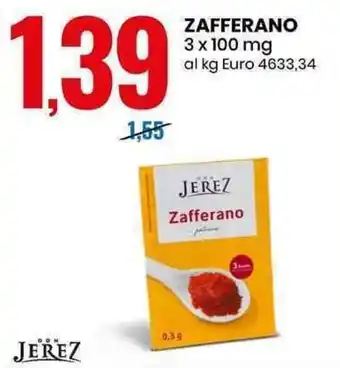 Eurospin ZAFFERANO 3 x 100 mg offerta