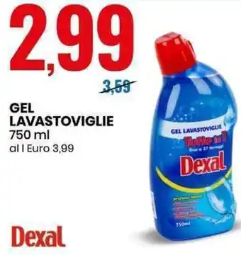 Eurospin GEL LAVASTOVIGLIE 750 ml offerta