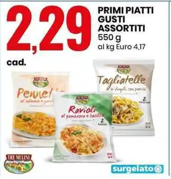 Eurospin PRIMI PIATTI GUSTI ASSORTITI 550 g offerta