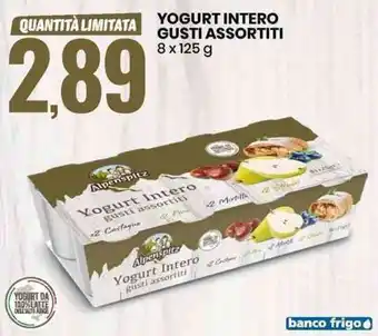 Eurospin YOGURT INTERO GUSTI ASSORTITI 8 x 125 g offerta