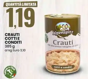 Eurospin CRAUTI COTTI E CONDITI 385 g offerta