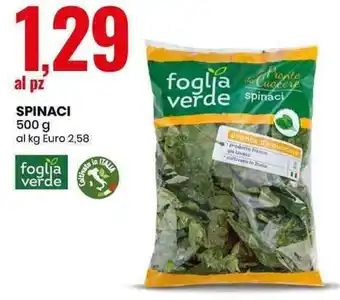 Eurospin SPINACI 500 g offerta
