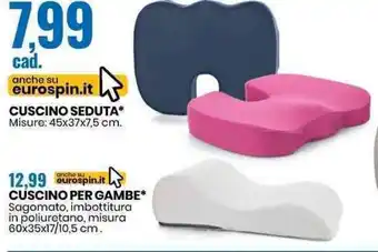 Eurospin CUSCINO SEDUTA offerta