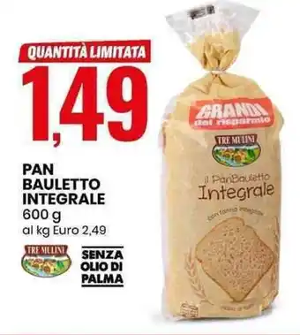 Eurospin PAN BAULETTO INTEGRALE 600 g offerta