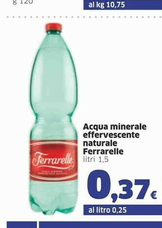 Sigma Ferrarelle Acqua Minerale Effervescente Naturale offerta