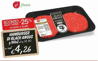 Sigma E Fresco Hamburger Di Black Angus offerta