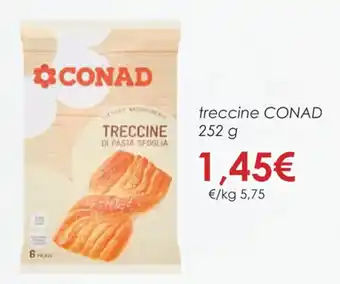 Conad treccine CONAD 252 g offerta