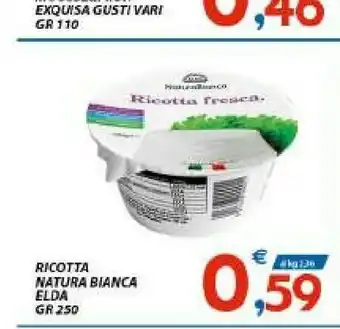 Vivo Supermercati Elda Ricotta Fresca NaturaBianca offerta