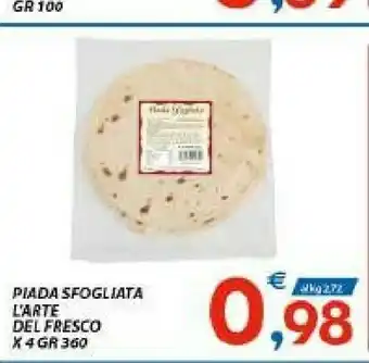 Vivo Supermercati L'arte del fresco Piada Sfogliata offerta