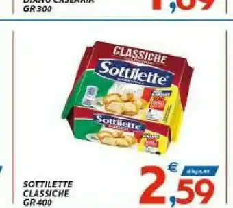 Vivo Supermercati Mondelez Sottilette Le Originali Classiche 400 G(ml) offerta