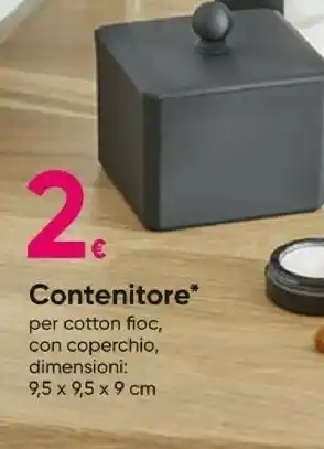Pepco Contenitore Per Cotton Fioc offerta