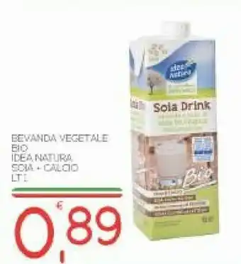 Idea Natura - Soia Drink Bevanda A Base Di Soia Biologica 100% Vegetale 1000 G(ml)