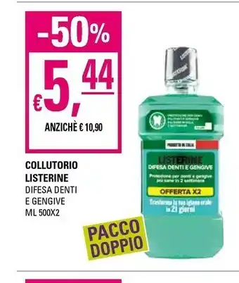 Basko Listerine Colluttorio offerta