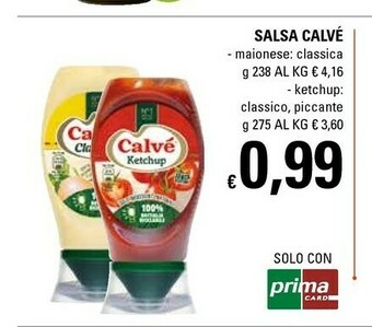 Basko Calvè Salsa offerta