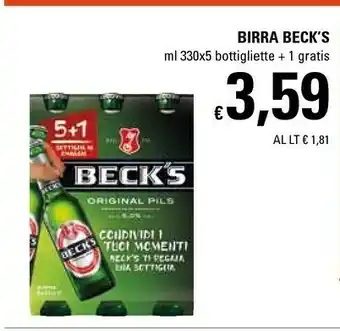 Basko Becks Birra offerta
