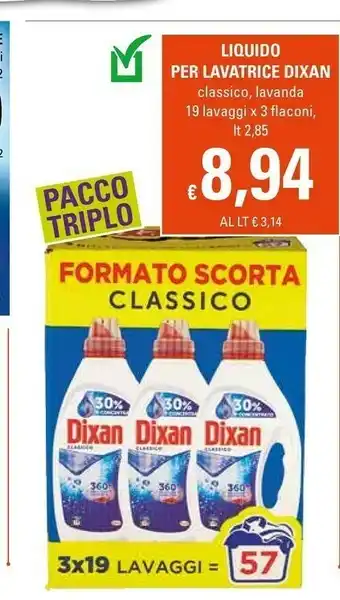 Basko Dixan Detersivo lavatrice offerta
