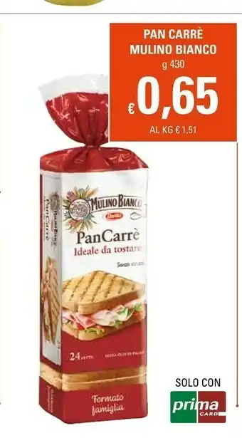 Basko Mulino Bianco Pancarrè offerta