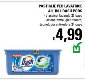 Basko Dash Detersivo lavatrice offerta