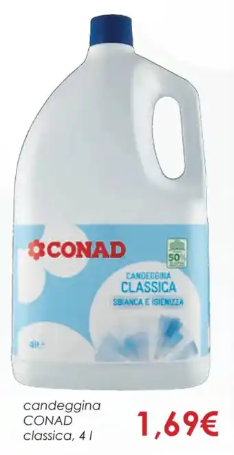 Conad candeggina CONAD classica, 4 l offerta