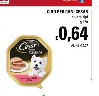Basko Cesar Cibo per cani offerta
