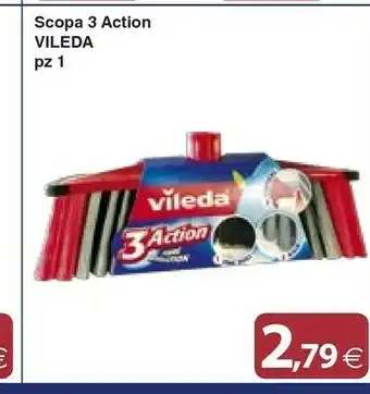 Docks Cash&Carry Vileda Scopa 3 Action offerta