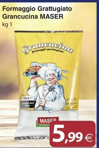 Docks Cash&Carry Mäser Formaggio Grattugiato Grancucina offerta