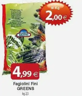 Docks Cash&Carry Greens Fagiolini Fini offerta