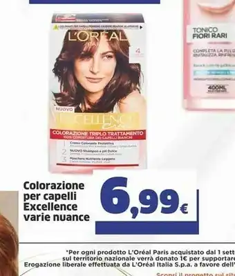 Sigma L'Oreal Colorazione Per Capelli Excellence offerta