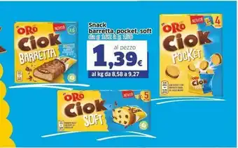 Sigma Saiwa Oro Ciok Barretta Biscotto Ricoperto Di Cioccolato Al Latte 162 G(ml) offerta