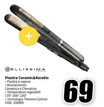 MediaWorld BELLISSIMA Piastra Ceramic&Keratin offerta