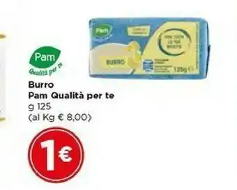 Metà Pam - Burro Qualità Per Te 125 G offerta
