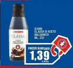 Sigma Sigma Glassa Di Aceto Balsamico 250 Ml offerta