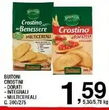 Sigma Buitoni Crostino Dorato Croccante 300 G(ml) offerta