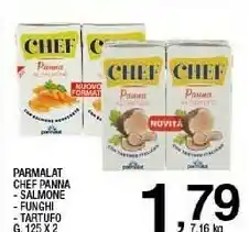Sigma Parmalat Chef Panna Al Tartufo 250 G(ml) offerta