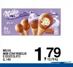 Sigma Milka Mini Coni Vaniglia offerta