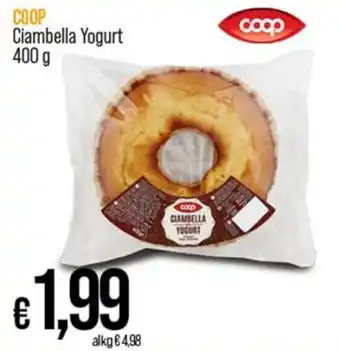Ipercoop COOP Ciambella Yogurt 400 g offerta