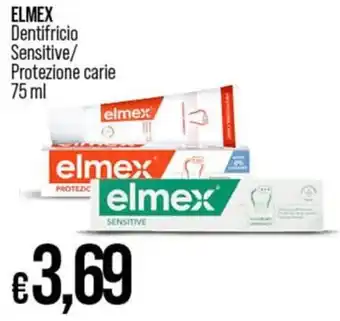 Ipercoop ELMEX Dentifricio Sensitive/ Protezione carie 75 ml offerta