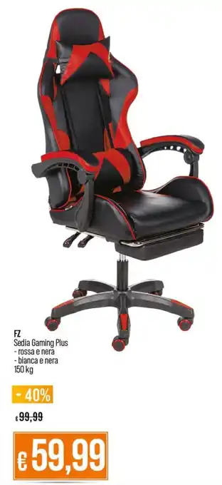 Ipercoop FZ Sedia Gaming Plus offerta