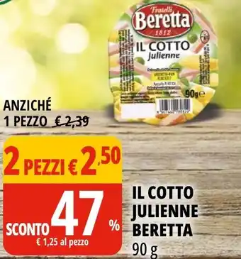 Tigros IL COTTO JULIENNE BERETTA 90 g offerta