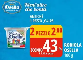 Tigros ROBIOLA OSELLA 100 g offerta