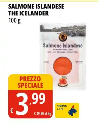 Tigros SALMONE ISLANDESE THE ICELANDER 100 g offerta